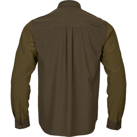 Logmar Lett L/S-Skjorte Dark Olive/Willow Green – Härkila