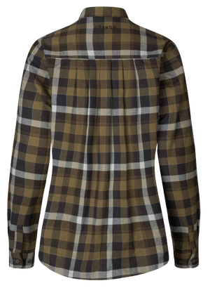 Sigrid L/S Skjorte Til Kvinner Willow Green/Phantom – Härkila