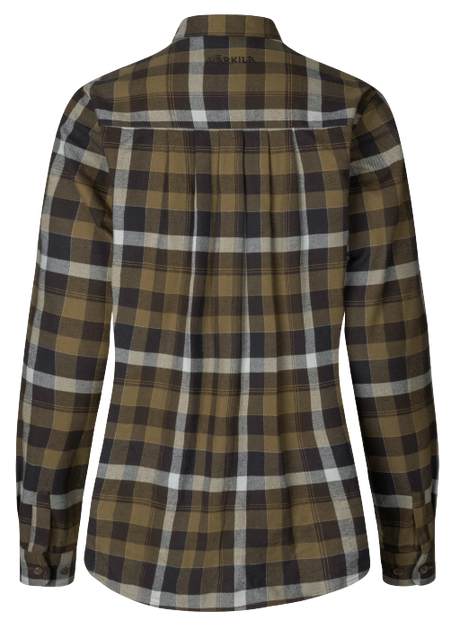 Sigrid L/S Skjorte Til Kvinner Willow Green/Phantom – Härkila