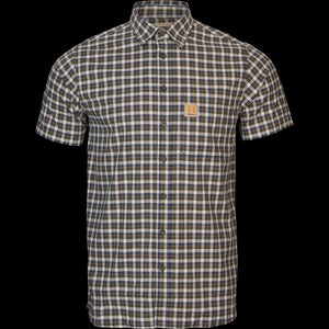 Fjell S/S-Skjorte Naval Blue Check – Härkila