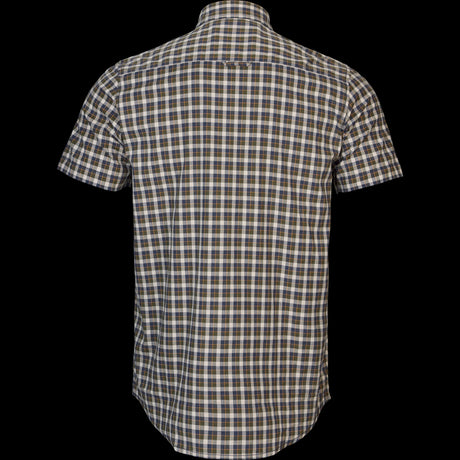 Fjell S/S-Skjorte Naval Blue Check – Härkila