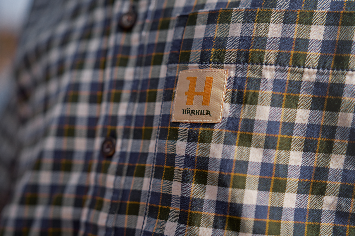 Fjell S/S-Skjorte Naval Blue Check – Härkila