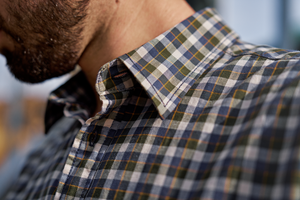 Fjell S/S-Skjorte Naval Blue Check – Härkila