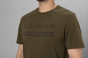 Logo S/S T-Skjorte - Willow Green – Härkila