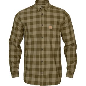 Skandinavisk L/S-Skjorte – Dark Olive Check – Härkila