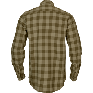 Skandinavisk L/S-Skjorte – Dark Olive Check – Härkila