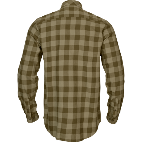 Skandinavisk L/S-Skjorte – Dark Olive Check – Härkila