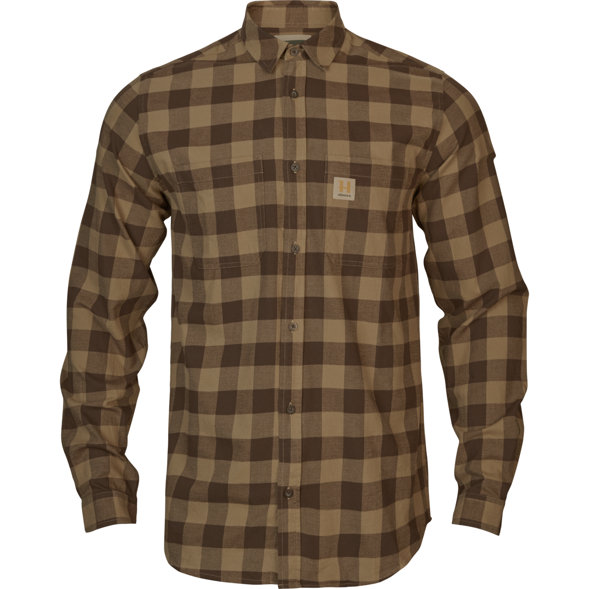 Skandinavisk L/S-Skjorte - Antique Bronze Check – Härkila