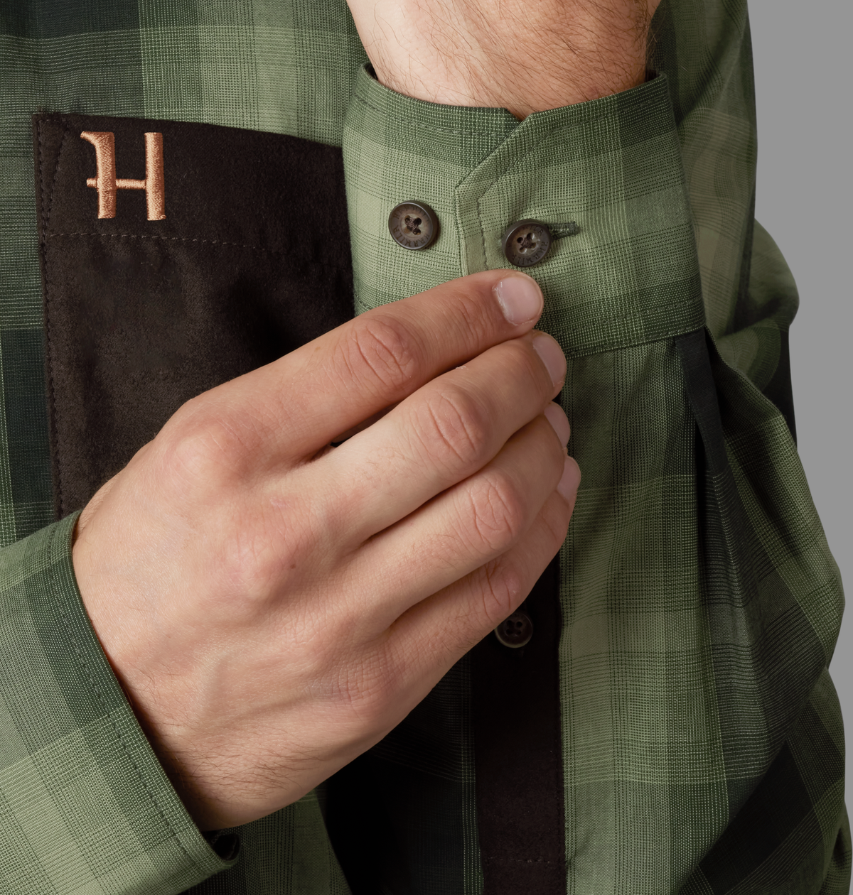 Akkan Skjorte - Duffel Green – Härkila