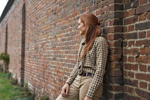 Fjell L/S-Skjorte Til Kvinner Dark Olive Check – Härkila