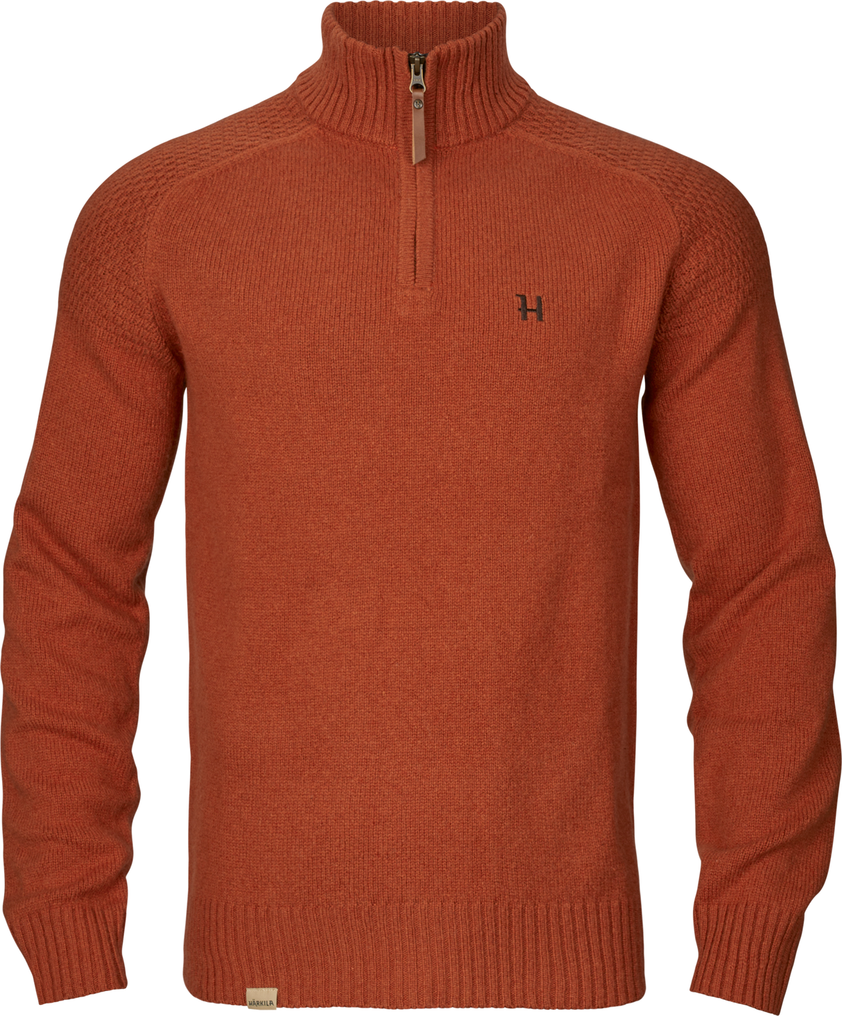 Vincent Merino Half Zip Ullgenser – Bombay Brown – Härkila