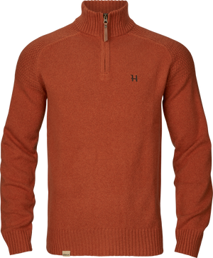 Vincent Merino Half Zip Ullgenser – Bombay Brown – Härkila