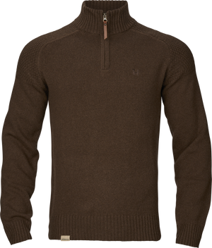 Vincent Merino Half Zip Ullgenser – Demitasse Brown – Härkila