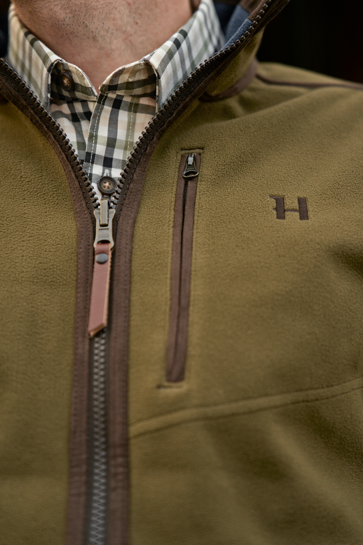 Kamko Estate WSP Vendbar vest – Dark Olive/Sea Blue – Härkila