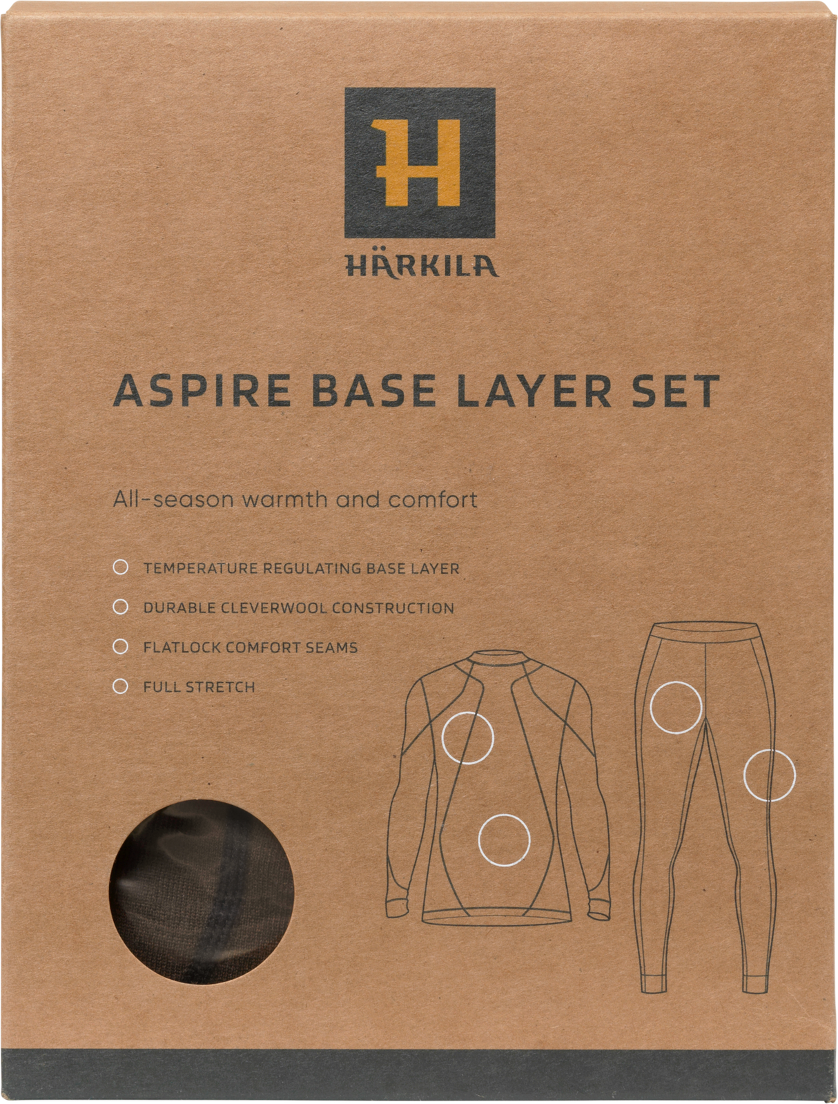 Aspire Superundertøysett – Shadow Brown – Härkila