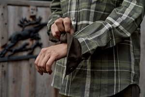 Pajala L/S Skjorte Dame – Olive Check – Härkila