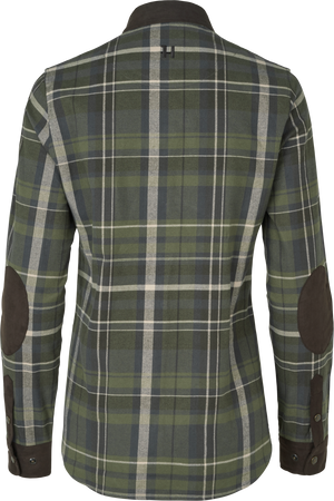Pajala L/S Skjorte Dame – Olive Check – Härkila