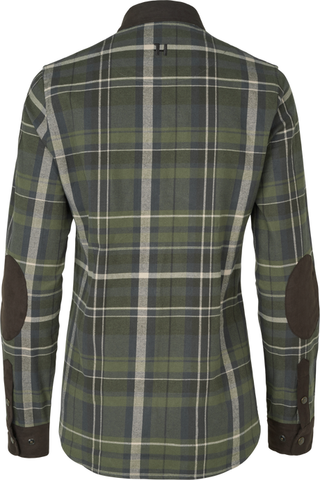 Pajala L/S Skjorte Dame – Olive Check – Härkila