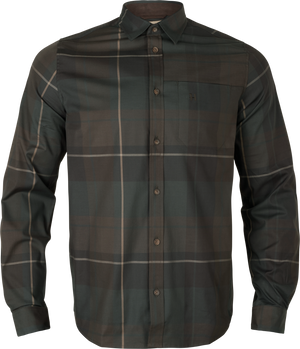 Akse langermet skjorte – Shadow Brown Check – Härkila