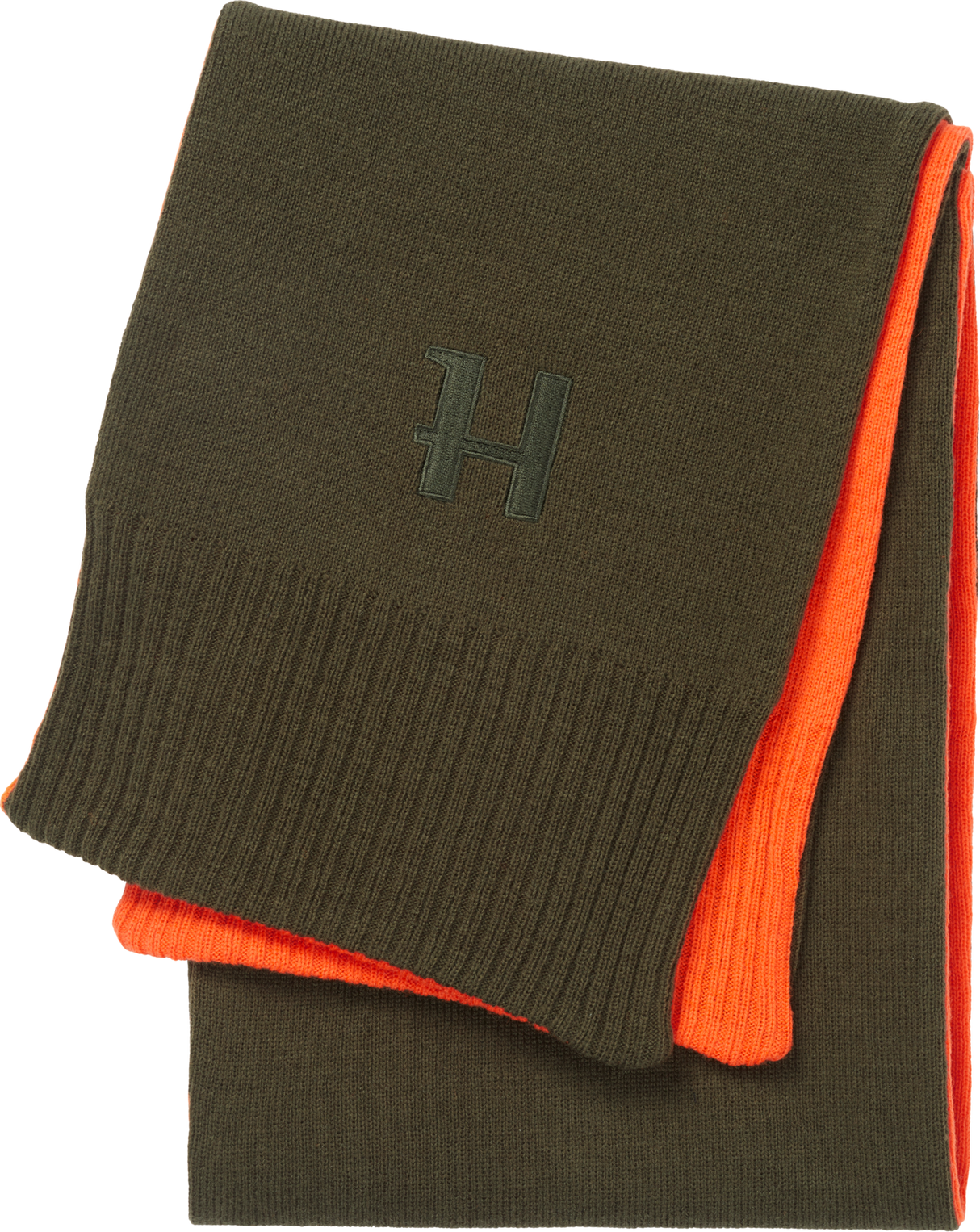 Vendbart skjerf – Willow Green/Orange – Härkila
