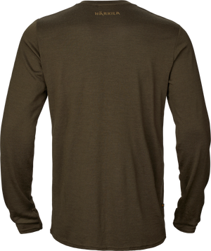 Game L/S T-skjorte – Willow Green Stag – Härkila