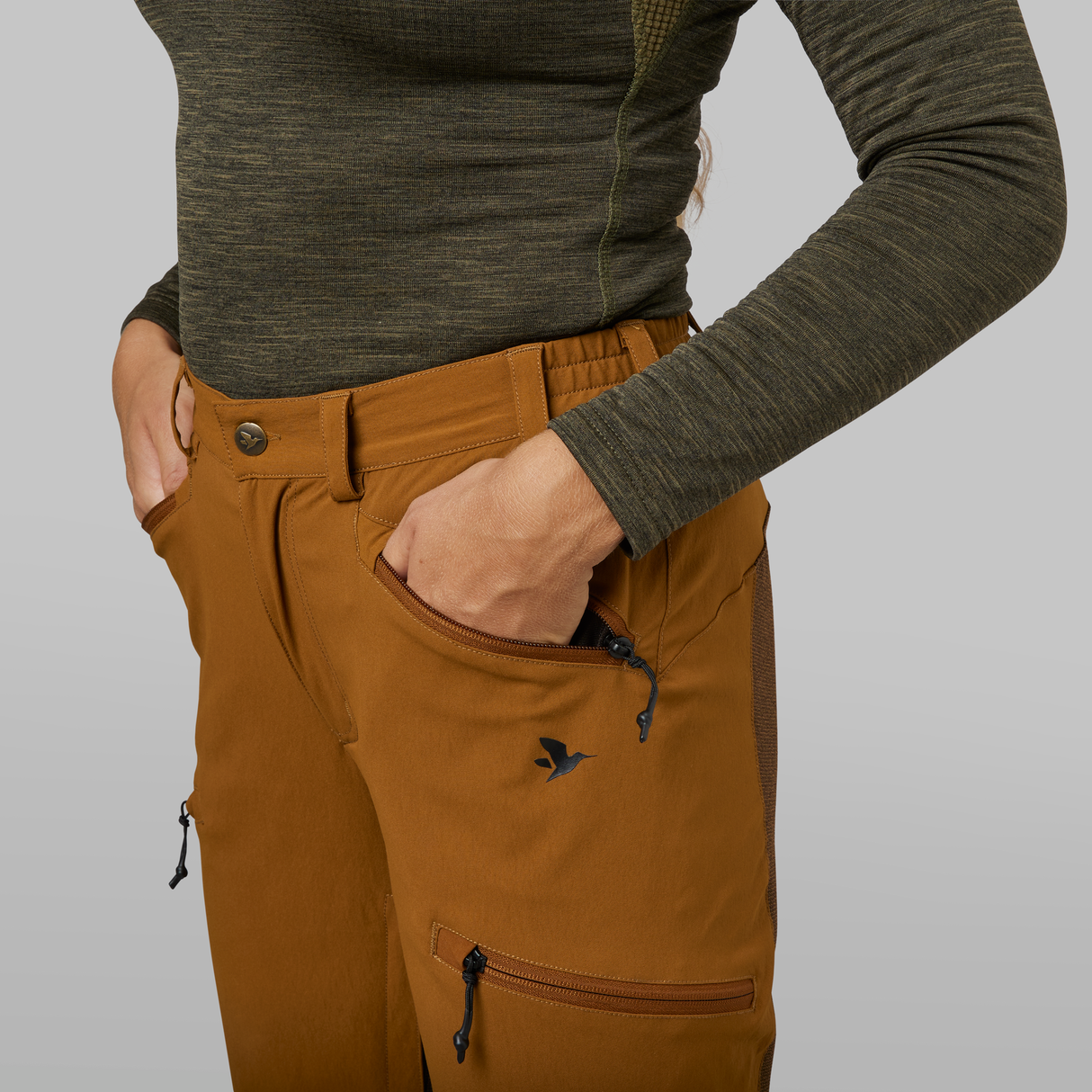 Larch Membranbukse Dame - Burnt Clay – Seeland