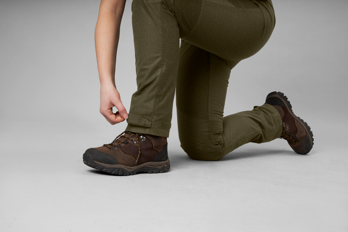 Avail Bukse Dame Pine Green Melange – Seeland