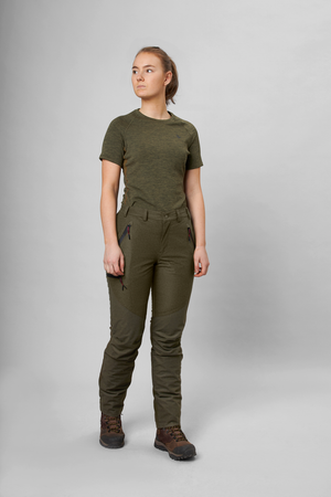 Avail Bukse Dame Pine Green Melange – Seeland