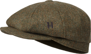 Kenmore Cl. Baker Boy Cap – Forest Green/Herringbone – Härkila