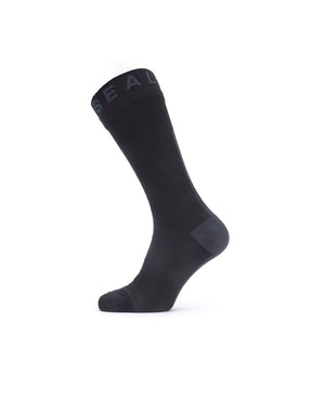 WP All Weather Mid Sokker med Hydrostop – Sealskinz – Svart/Grå – Sealskinz