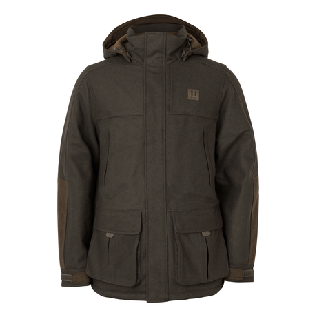 Kodiak CleverWool HSP isoleret jakke - Dark hunting green/Shadow brown - Härkila
