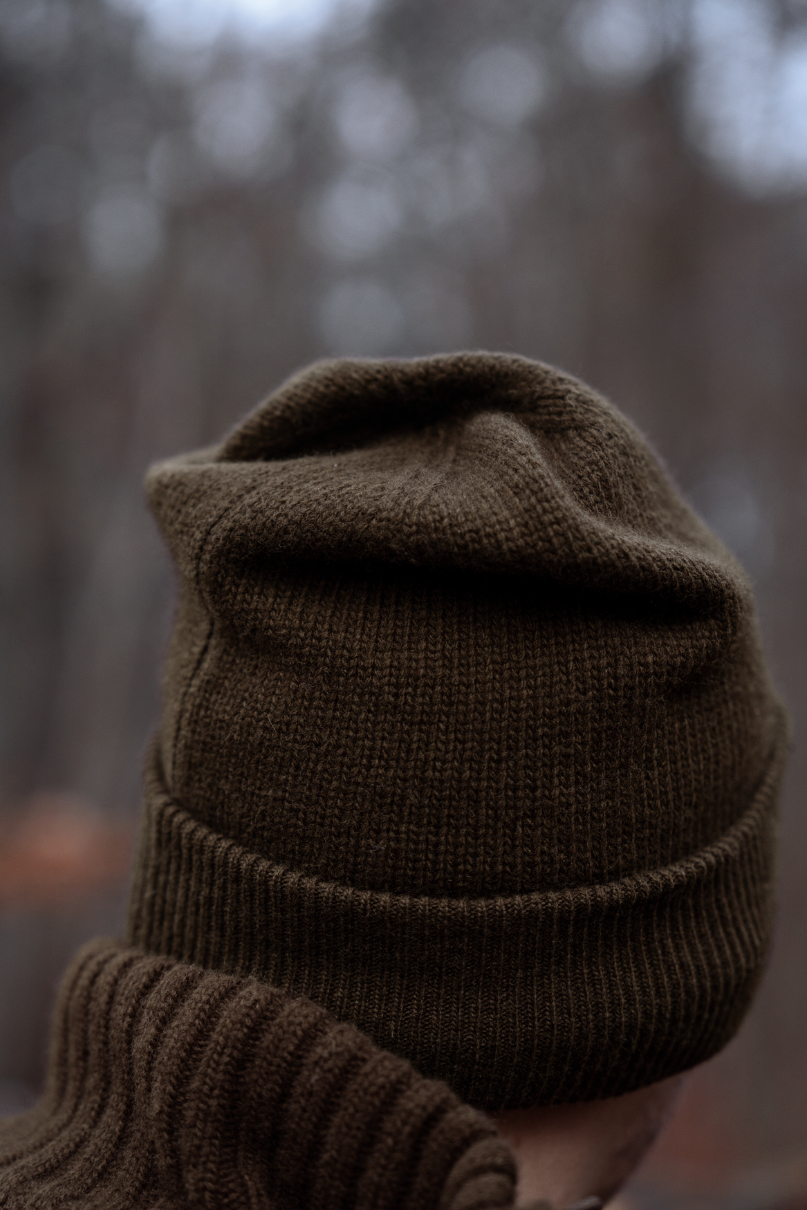 Annaboda WSP strikket lue - Demitasse brown - Härkila