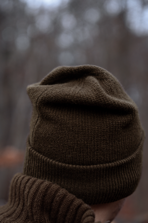 Annaboda WSP strikket lue - Demitasse brown - Härkila