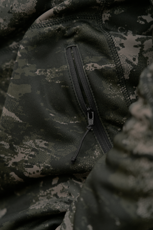 NOCTYX Camo fleecejakke med hel glidelås – AXIS MSP®Black – Härkila