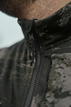 NOCTYX Camo fleecejakke med hel glidelås – AXIS MSP®Black – Härkila