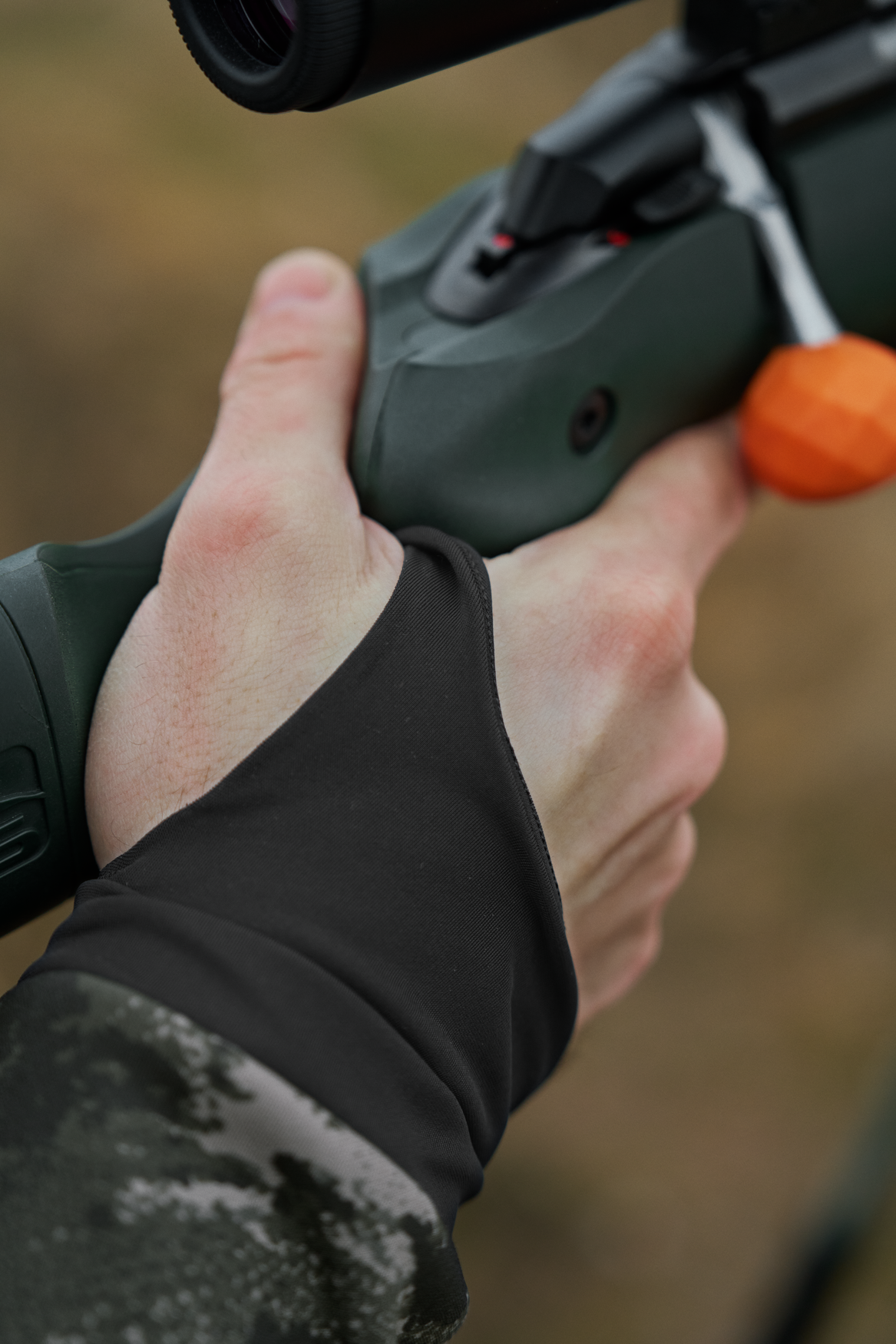 NOCTYX Camo fleecejakke med hel glidelås – AXIS MSP®Black – Härkila