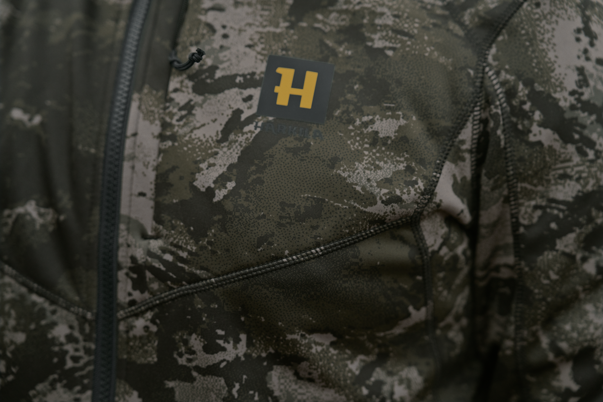 NOCTYX Camo fleecejakke med hel glidelås – AXIS MSP®Black – Härkila