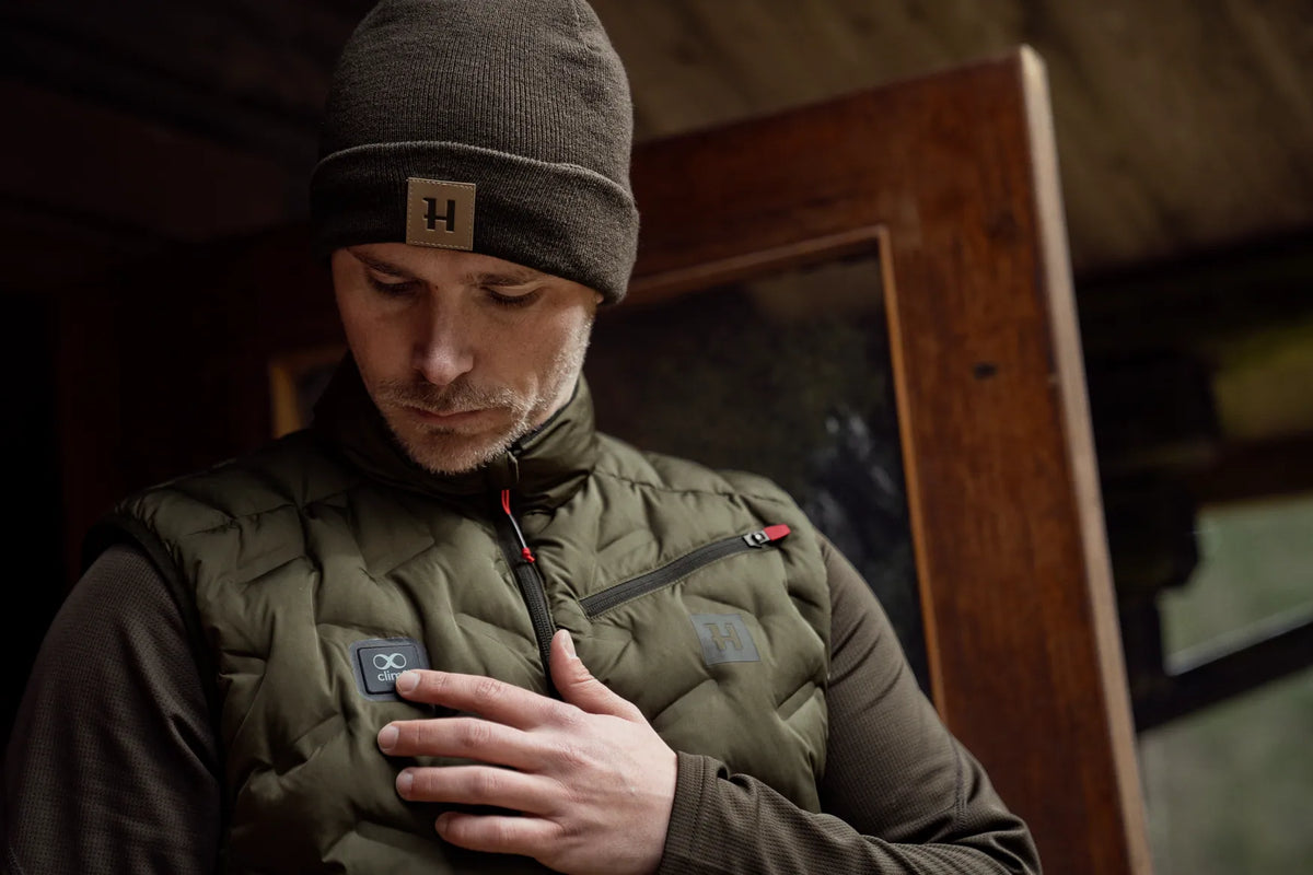 Clim8 vattert vest Willow Green – Härkila