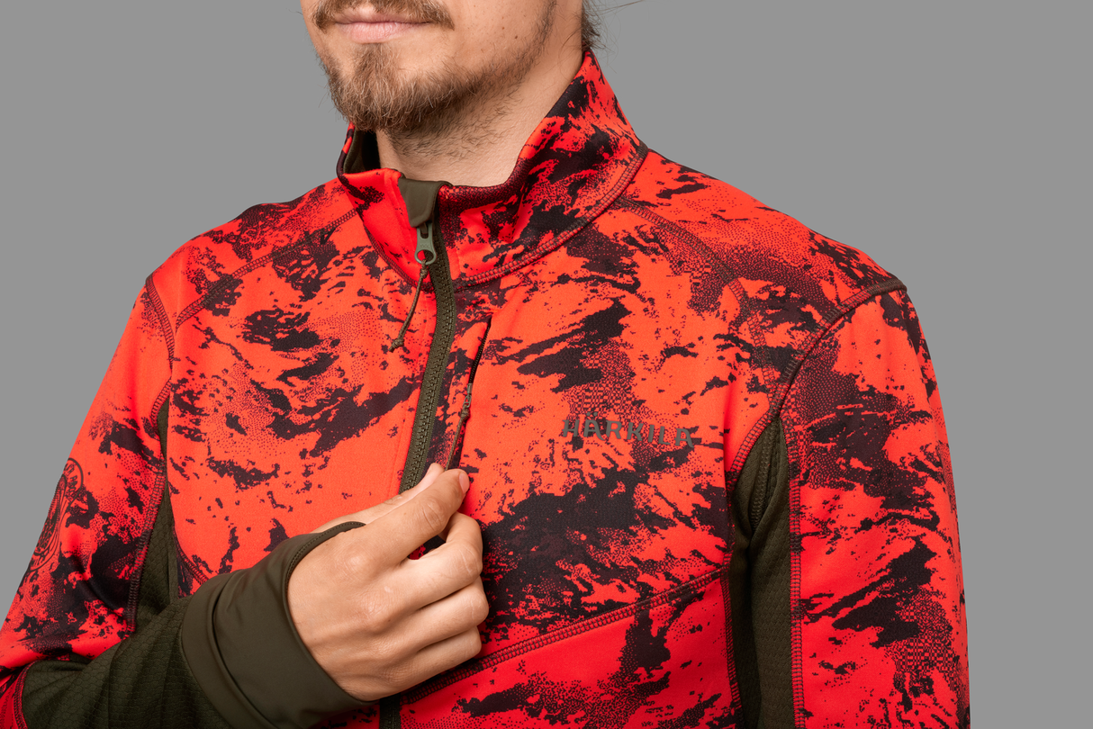 Wildboar Pro - Camo fleecejakke AXIS MSP®Wildboar Orange/Shadow Brown – Härkila