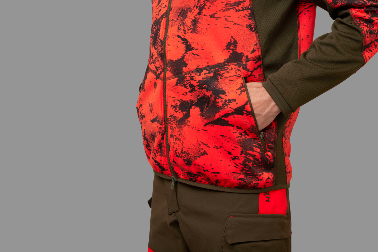 Wildboar Pro - Camo fleecejakke AXIS MSP®Wildboar Orange/Shadow Brown – Härkila