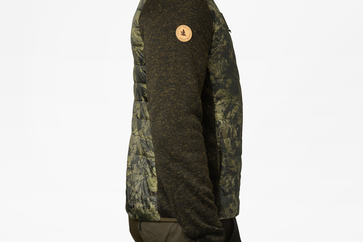 Theo Hybrid Jakke - Camo Pine Green/InVis Green – Seeland