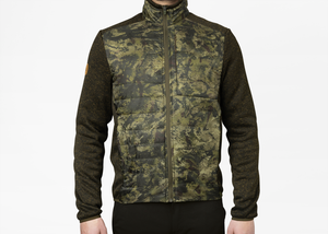 Theo Hybrid Jakke - Camo Pine Green/InVis Green – Seeland