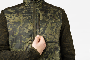 Theo Hybrid Jakke - Camo Pine Green/InVis Green – Seeland
