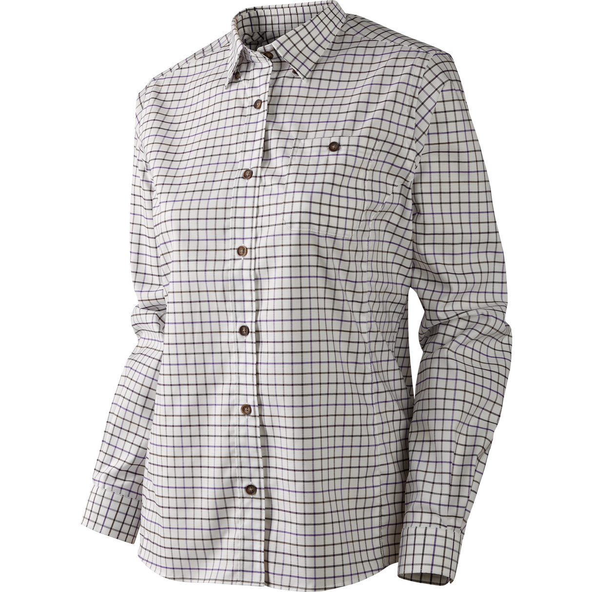 Lancaster Lady L/S skjorte – Blackberry Check – Härkila