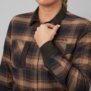 Aivak L/S skjorte – Dame Burgundy – Härkila