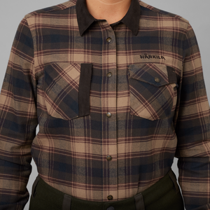 Aivak L/S skjorte – Dame Burgundy – Härkila