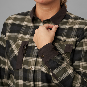 Aivak L/S skjorte – Dame Olive – Härkila
