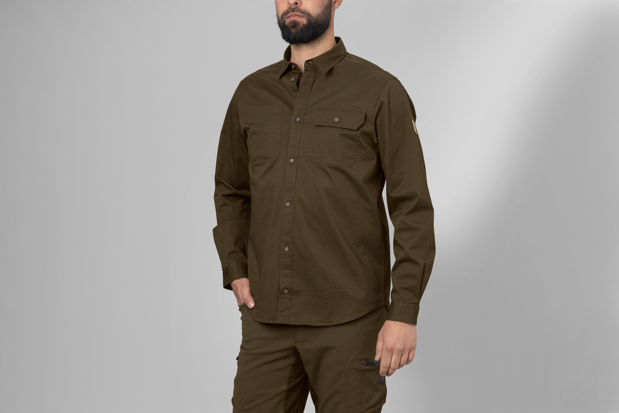 Trym L/S skjorte – Willow Green – Härkila