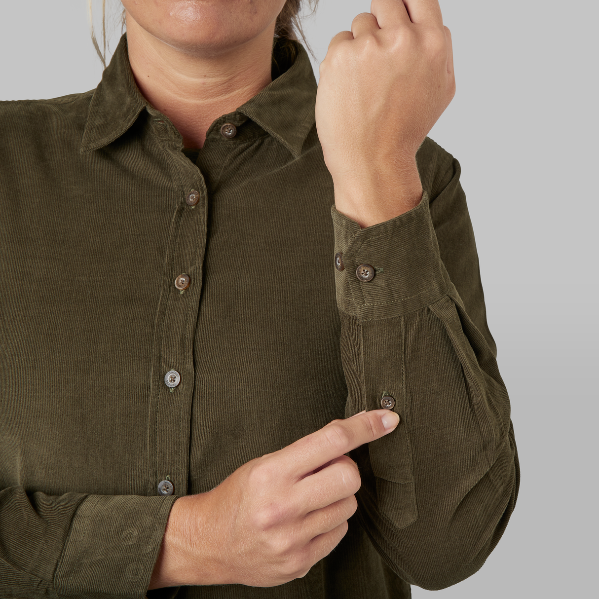 Olivia Skjorte Dame Pine Green – Seeland
