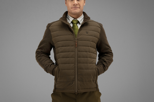 Retrieve vattert cardigan Dark Warm Olive – Härkila